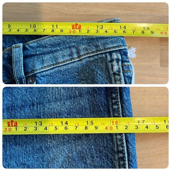 Boyish The DEMPSEY High Rise Slim Straight Stretch Jean Sz 26 in STARFIGHT - Picture 9 of 11